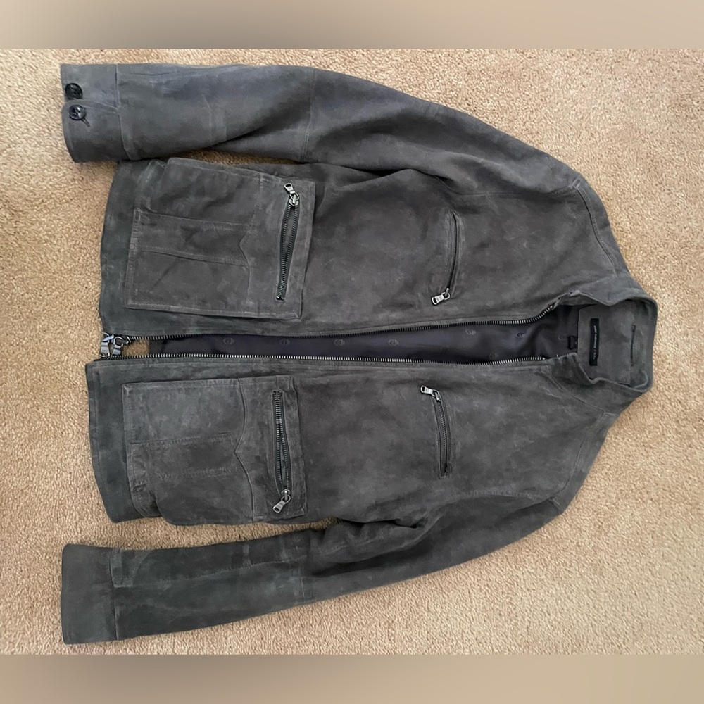 John Varvatos Star USA Suede Jacket